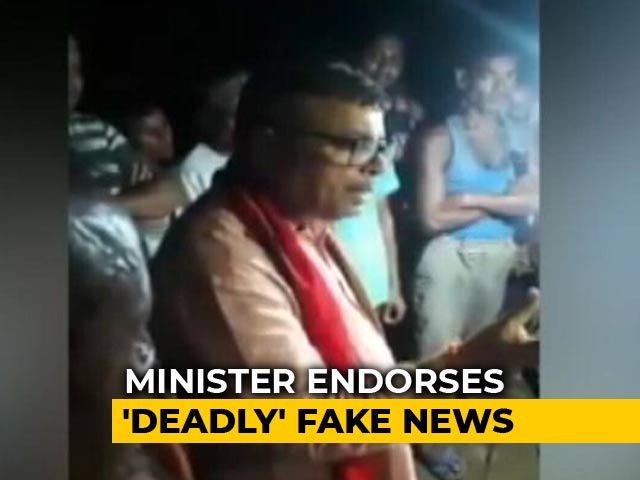Tripura Minister "Endorses" Deadly Fake News, Then Blames CPM