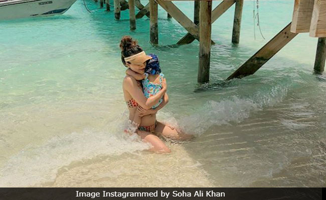Into The Blue: Soha Ali Khan Shares More Postcard-Worthy Pics From Maldives