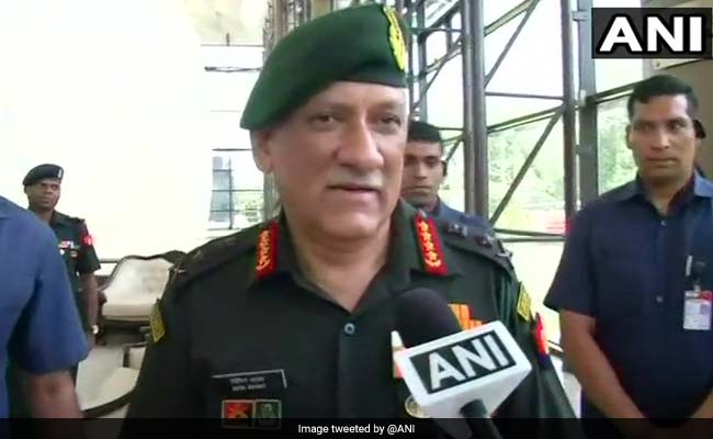 Ramzan Ceasefire Suspended Because Of Terrorists: Army Chief Bipin Rawat