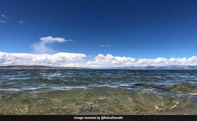 "There's No Hatred Here": Rahul Gandhi Shares Pics From Mansarovar Lake
