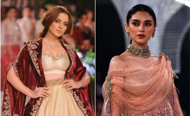 Kangana Ranaut And Aditi Rao Hydari Dazzle At India Couture Week