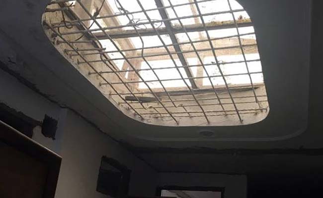 बुराड़ी कांड में 11 मौतें : इसी जाल से लटके हुये मिले थे 9 लोग,  नीचे कई कपड़े और स्टूल मिले