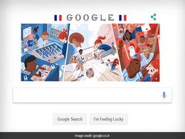 World Cup 2018, Google Celebrates With Doodle: गूगल ने बनाया डूडल, आज फ्रांस और क्रोएशिया के बीच होगा महामुकाबला World Cup 2018, Google Celebrates With Doodle: गूगल ने बनाया डूडल, आज फ्रांस और क्रोएशिया के बीच होगा महामुकाबला