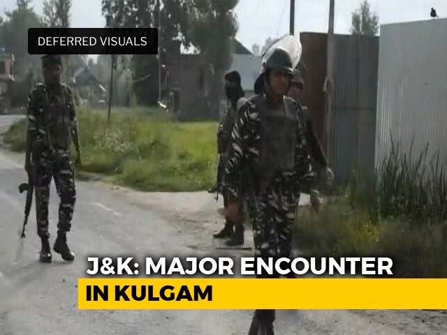 3 Terrorists Shot Dead In Kashmir's Kulgam, Encounter Underway
