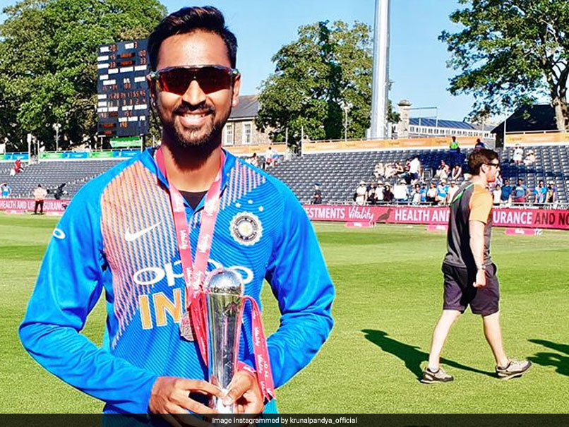 Krunal Pandya Targets Indias 2019 World Cup Squad