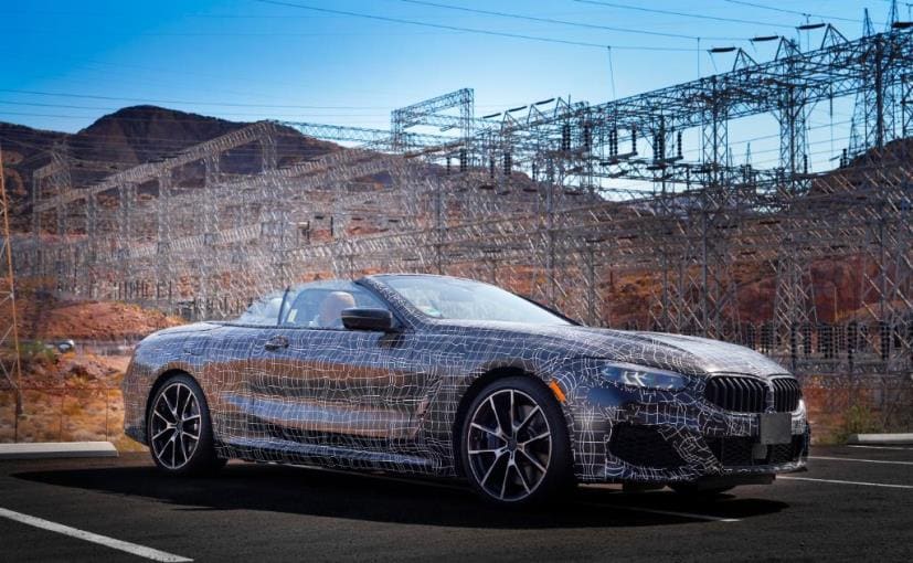 BMW 8 Series Convertible Prototype Model Images Out BMW has released a bunch of images of the new 8 Series convertible prototype, undergoing testing in Death Valley, California. BMW is essentially doing a hot weather testing to get insights into the functional safety of mechanical and electronic components under extreme weather conditions.