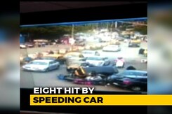 Caught On Camera: Speeding Car Loses Control, Runs Into People In Mumbai Caught On Camera: Speeding Car Loses Control, Runs Into People In Mumbai