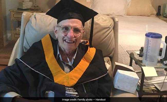 As A Young Man, He Had To Drop Out Of Georgetown University. Six Decades Later, He Finally Made Up For It