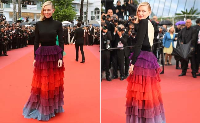 Cannes 2018: A Rainbow Skirt On The Red Carpet? Cate Blanchett Made It Happen