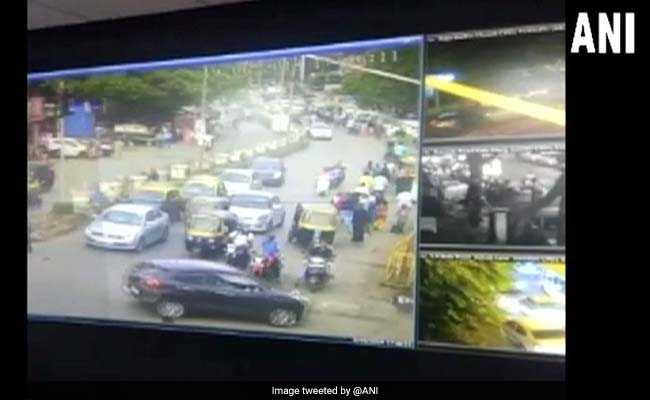 Caught On Camera: Speeding Car Loses Control, Runs Into People In Mumbai