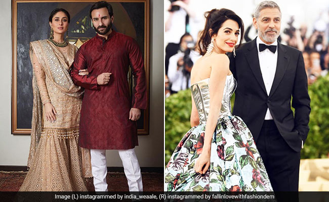 Kareena Kapoor-Saif Ali Khan To The Clooneys, These Celeb Couples Prove Age Is Just A Number