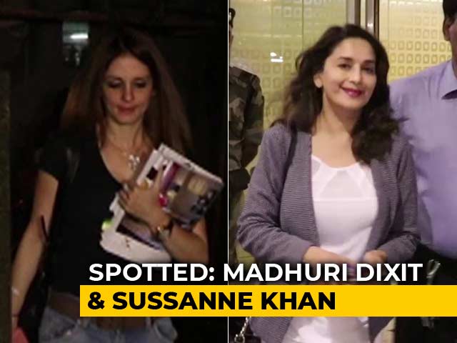 Celeb Spotting: Madhuri Dixit And Sussanne Khan
