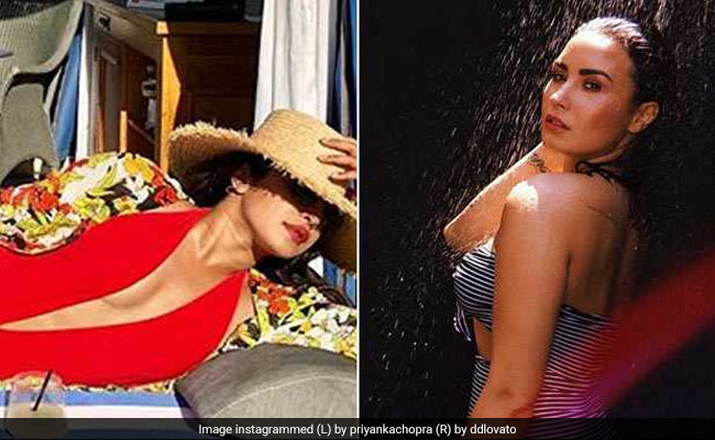 From Priyanka Chopra To Demi Lovato: 8 Celebrities In Swimsuits That Are Scorching This Summer