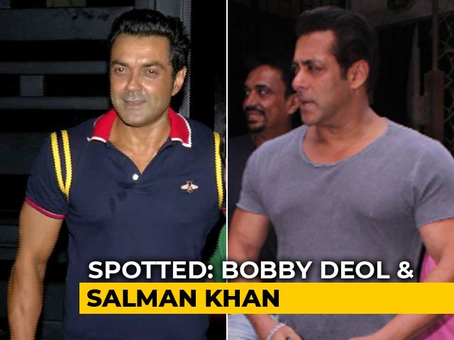 Celeb Spotting: Salman Khan, Bobby Deol & Others