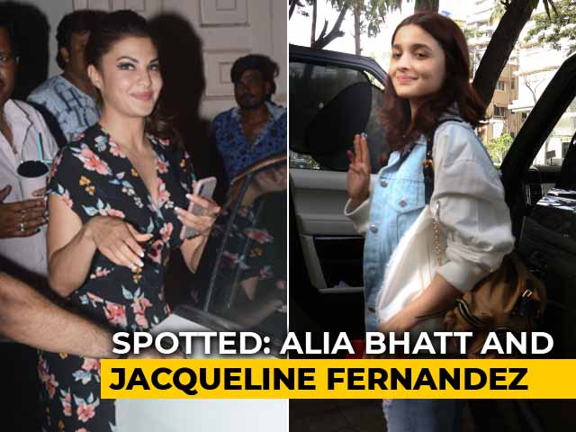 Celeb Spotting: Alia Bhatt, Jacqueline Fernandez & Others
