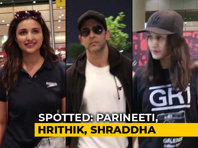 Celeb Spotting: Hrithik, Shraddha & Parineeti
