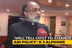 For Kerala, Minister KJ Alphons To Request Centre To Change Policy On Foreign Aid For Kerala, Minister KJ Alphons To Request Centre To Change Policy On Foreign Aid