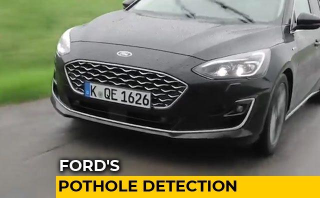 Ford Pothole Detection Technology