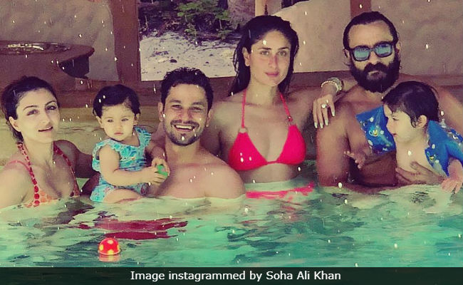 Kareena Kapoor, Saif Ali Khan And Taimur Pick Maldives To Chill With Soha, Kunal And Inaaya. See Pics