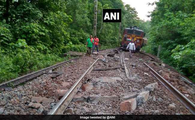 Goods Train Derails In Chhattisgarh After Maoists Remove Railway Tracks