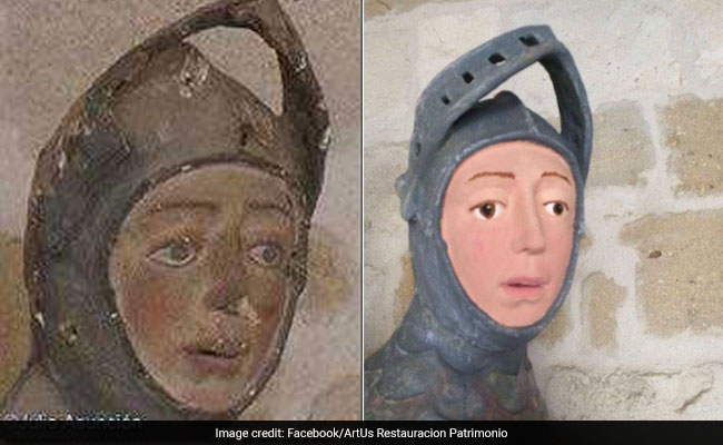 16th Century Sculpture Restored By Art Teacher. Result Is 'Frightening'