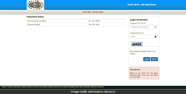 CLAT 2022: क्लैट फर्स्ट सीट अलॉटमेंट रिजल्ट घोषित, रिजल्ट डायरेक्ट लिंक यहां पर देखें