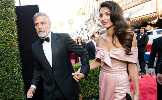 George Clooney Got A Bit Weepy During Wife Amal's Moving Speech About Him