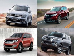 2019 Honda CR-V vs Toyota Fortuner vs Ford Endeavour vs Skoda Kodiaq vs Volkswagen Tiguan: Specifications Comparison 2019 Honda CR-V vs Toyota Fortuner vs Ford Endeavour vs Skoda Kodiaq vs Volkswagen Tiguan: Specifications Comparison
