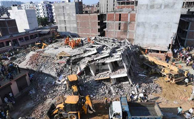 4 Dead In Building Collapse Near Delhi, 1-Year-Old Baby Feared Trapped