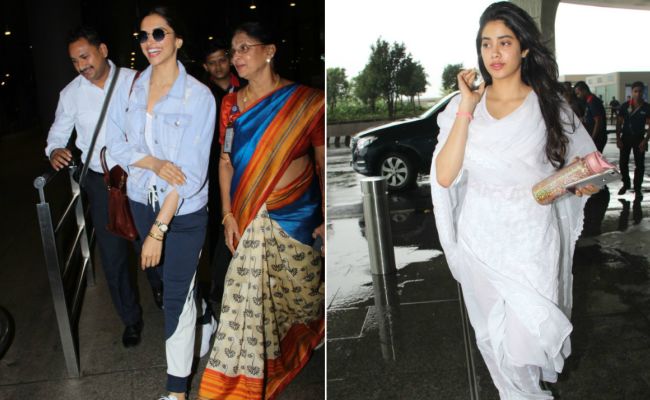 Deepika Padukone To Janhvi Kapoor, Celebs Score 10 On 10 For Airport Fashion