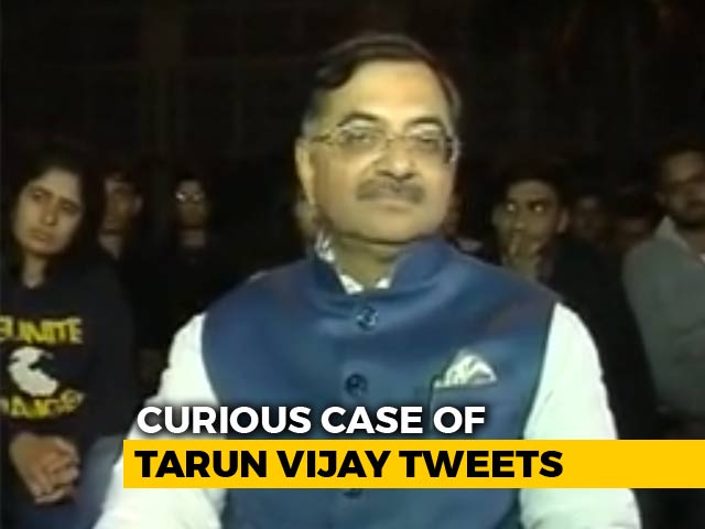 A Tweet On BJP Leader Tarun Vijay's Account On PM Modi Led To A Sacking