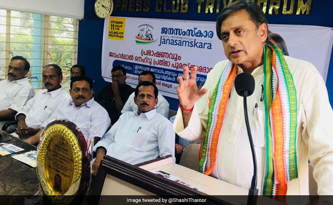 BJP Win In 2019 Will Lead To Creation Of "Hindu Pakistan": Shashi Tharoor