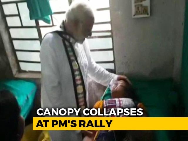 44 Hurt After Canopy Collapses At PM's Bengal Rally; "Don't Run," He Said