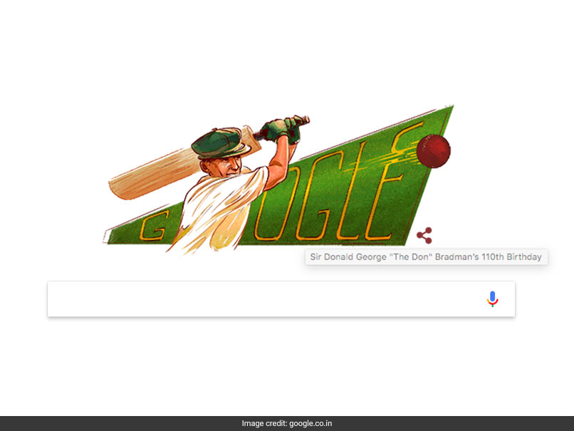 Google Doodle Honours Sir Don Bradman On His Birth Anniversary