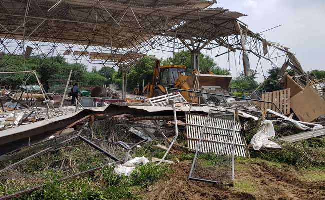 166-Acre Government Land In South Delhi Freed By Demolition Drive