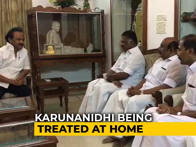 Karunanidhi's Health Has Improved, Says Son MK Stalin