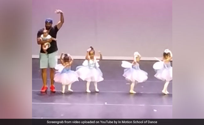 His Daughter Froze On Stage, So He Joined Her. Internet Crowned Him 'Daderina'