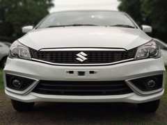 2018 Maruti Suzuki Ciaz Facelift Spotted At Dealership Yard Ahead Of Launch