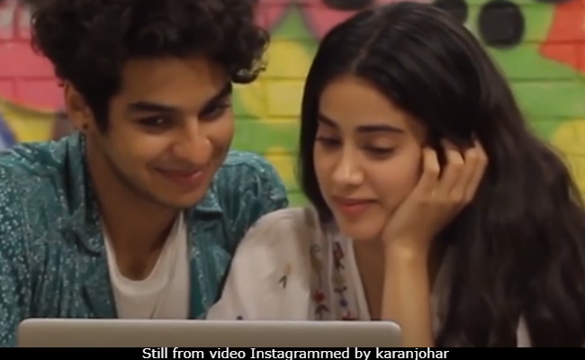 <I>Dhadak</I>: Janhvi And Ishaan Monitored Trailer Reactions 'All Day'. Check Out Their Priceless Expressions