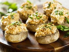 Pepper Mushrooms with Tomato Chutney