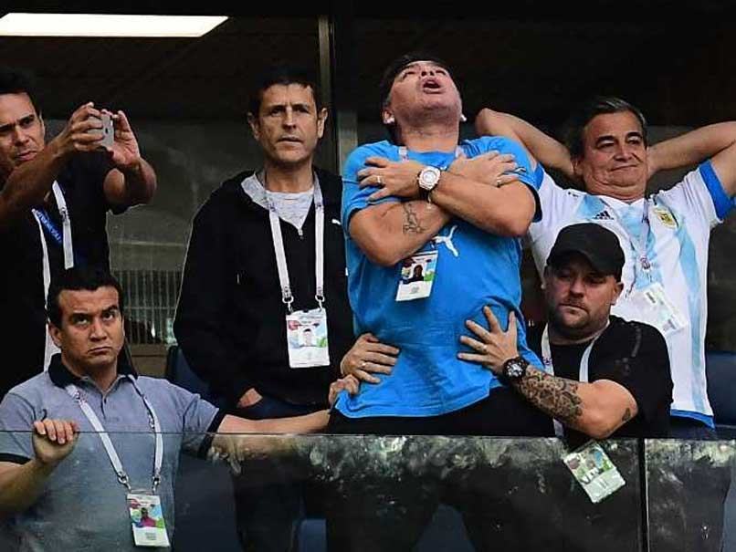 World Cup 2018: Shah Rukh Khan Was As Stressed As Diego Maradona. Here's Proof