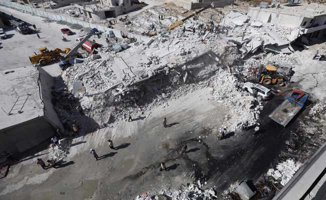 39 Including Children Killed In Arms Depot Blast In Syria's Idlib