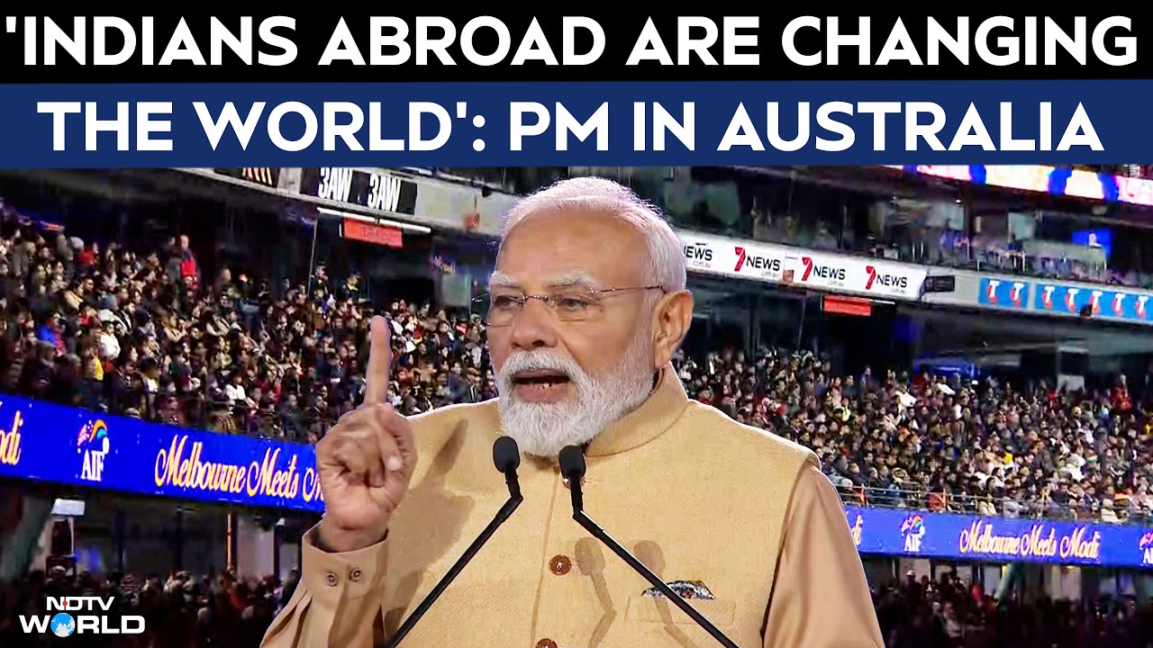 PM Modi Says Indian Community Is The Driving Force Behind India-Australia Relations