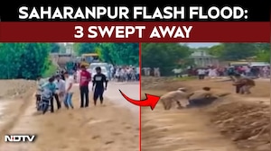 Saharanpur Flash Flood Horror: 3 Swept Away While Crossing River, Villagers Pull Off Dramatic Rescue