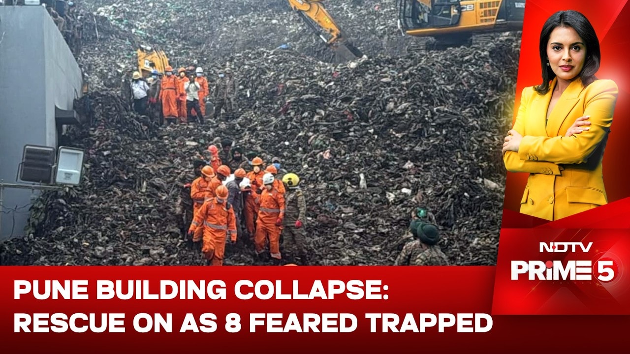 Pune Building Collapse: Rescue On As 8 Feared Trapped
