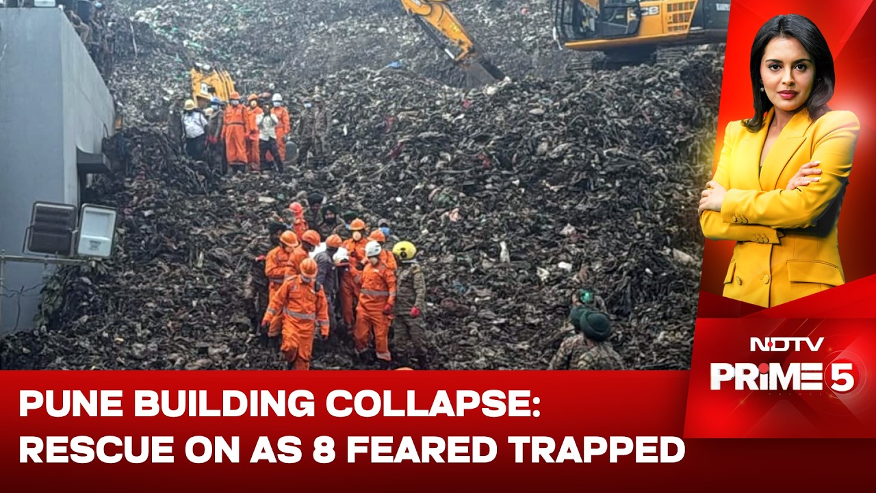 Pune Building Collapse: Rescue On As 8 Feared Trapped