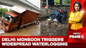 Delhi Rain | Red Alert In Delhi As Monsoon Triggers Widespread Waterlogging