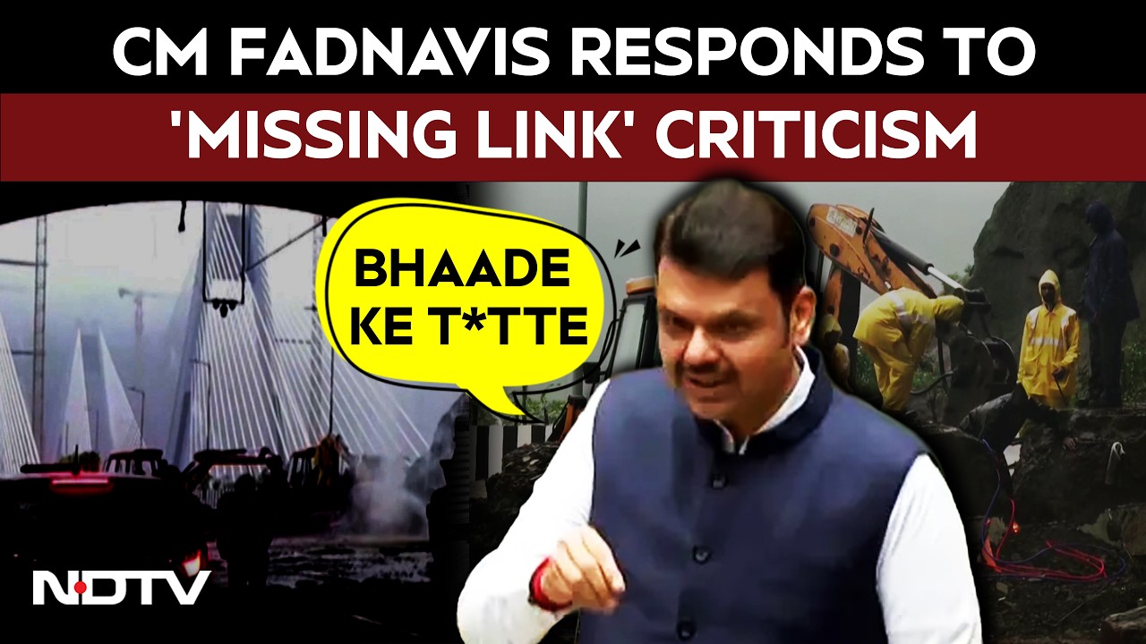 Devendra Fadnavis Hits Back At Opposition On 'Missing Link' Row