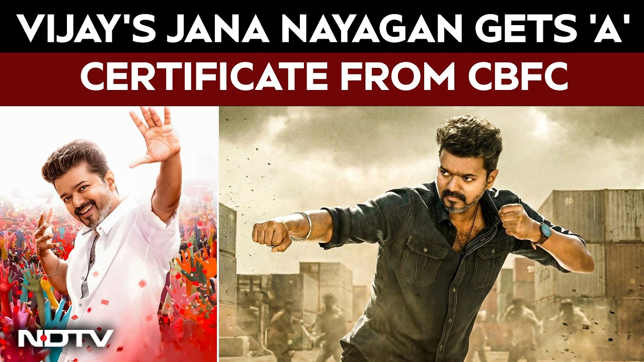 Vijay Film | Vijay's Jana Nayagan Gets 'A' Certificate From Censor Board | Jana Nayagan Release