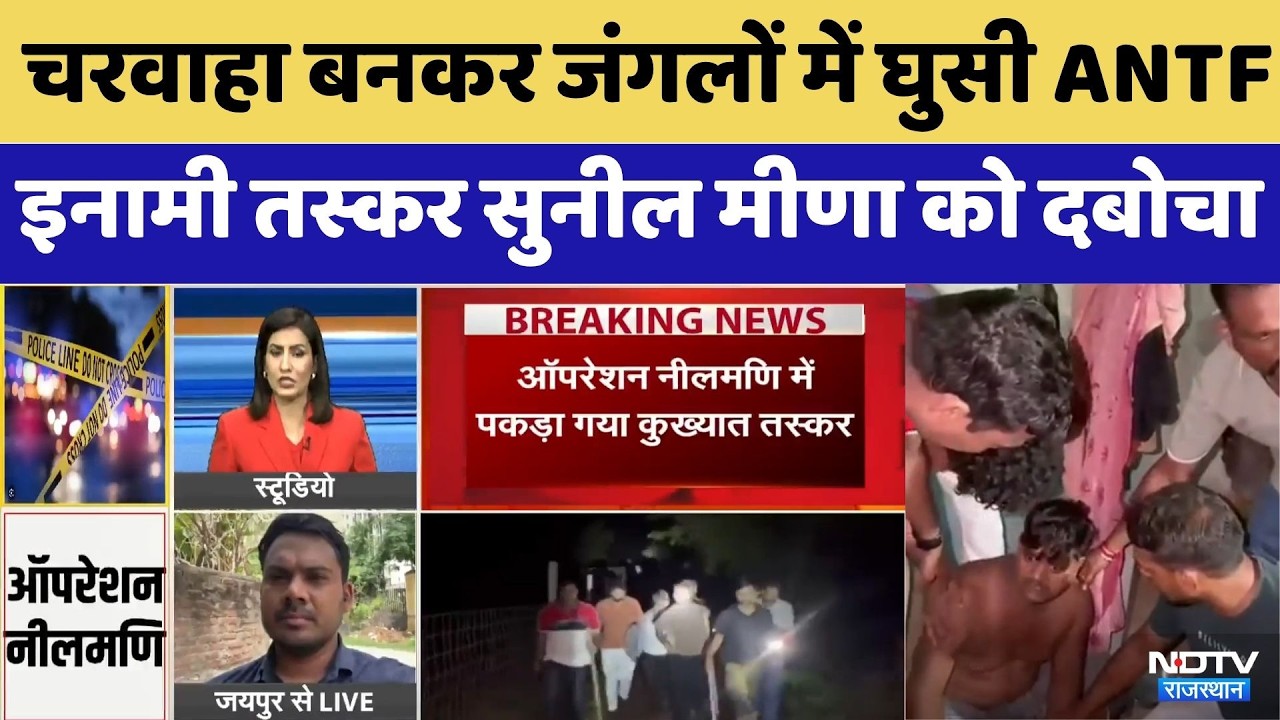 Operation Neelmani: इनामी तस्कर Sunil Meena Arrested | ANTF | Crime News | Top News | Viral Videos